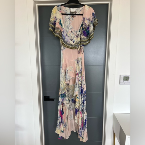 Camilla Harajuku Heiress Frill Sleeve Long Dress in Small - Picture 2 of 11